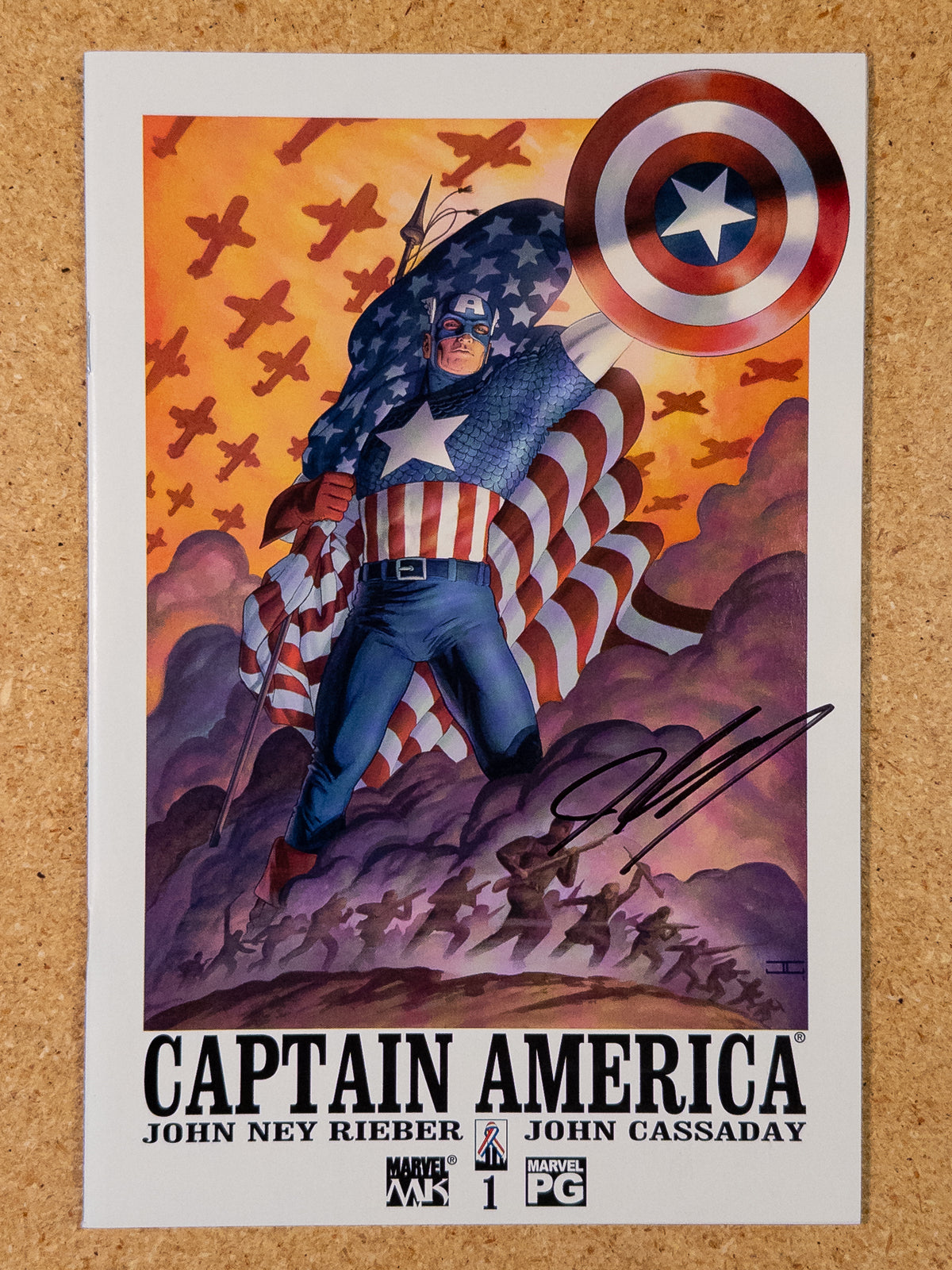 Captain America #1, Appears Signed