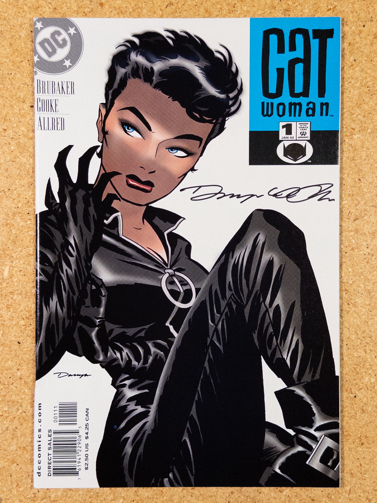 Catwoman #1, Signed by Darwyn Cooke