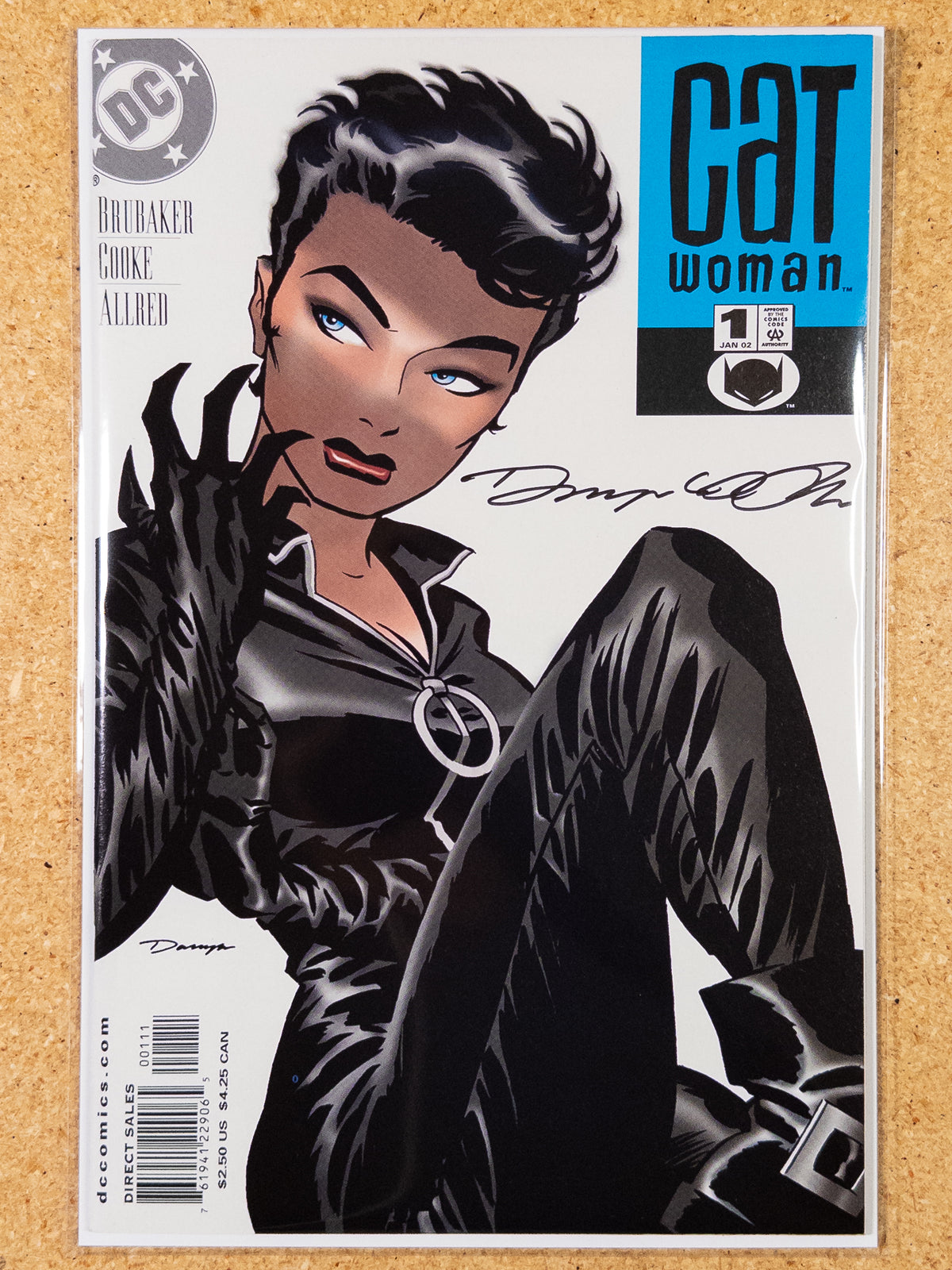 Catwoman #1, Signed by Darwyn Cooke